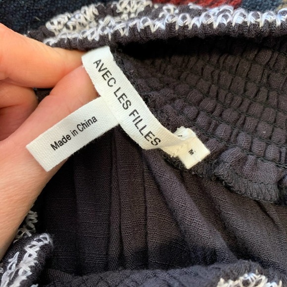 AVEC LES FILLES Embroidered Off The Shoulder Dress - Picture 8 of 8